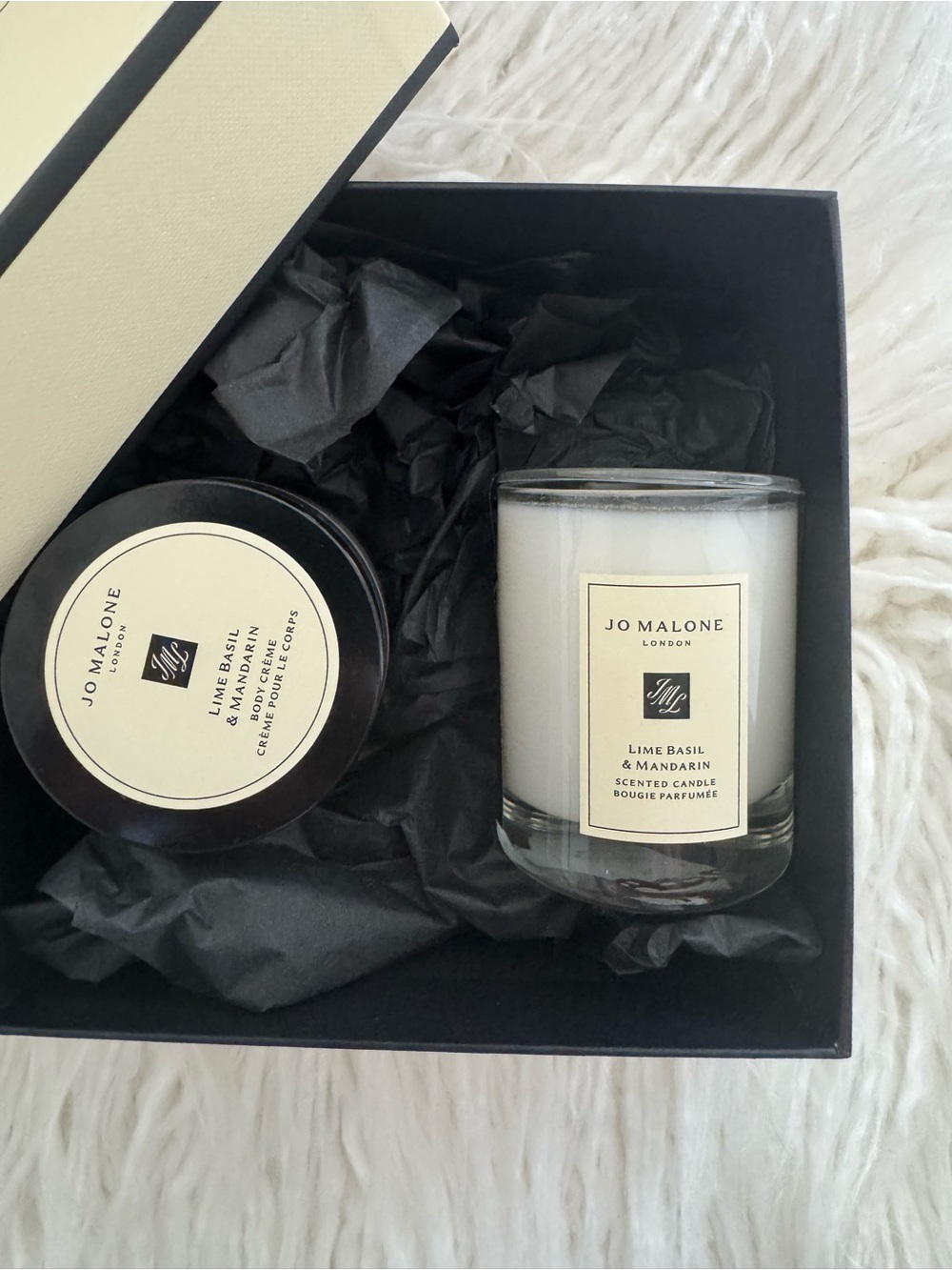Jo Malone London Lime Basil & Mandarin Gift Set – Body Crème + Scented Candle